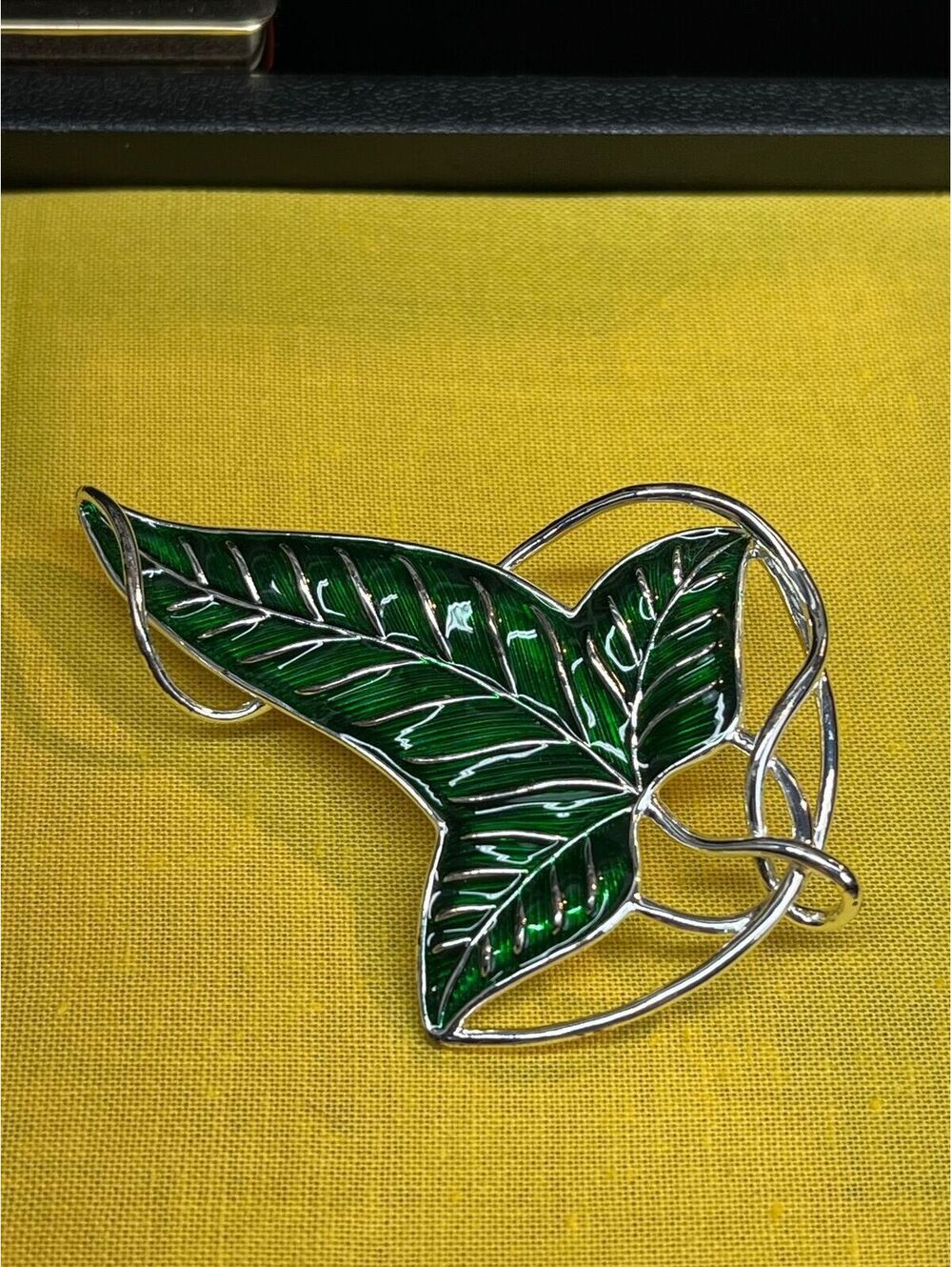 #7 Vintage NLP Elven Leaf Brooch Tested 9.25
